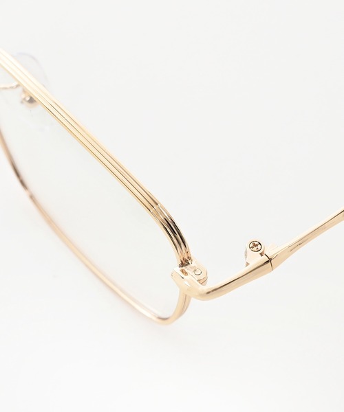 Narcissus(ナルシス)の「スクエアメガネ(サングラス・レディース・ゴールド/シルバー・FREE)」の8枚目の写真