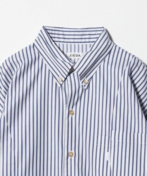 Jieda(ジエダ)の「<JIEDA>スイッチング シャツ(シャツ/ブラウス・メンズ・ロイヤルブルー・1/2)」の3枚目の写真