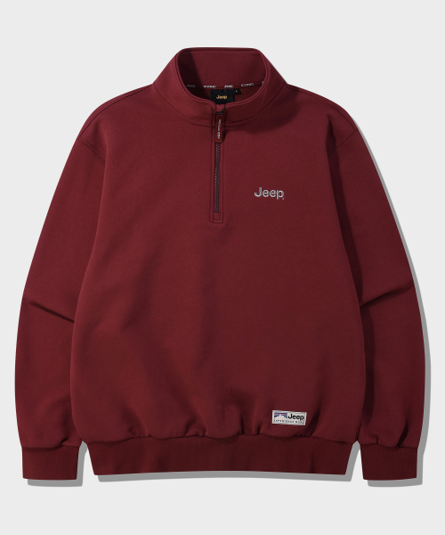 JEEP（ジープ）の「[360g] M-ロゴ 半ジップ スウェット (JR5TSU838BG)（スウェット・レディース・その他・2XL/X-LARGE/LARGE/MEDIUM/SMALL）」の2枚目の写真