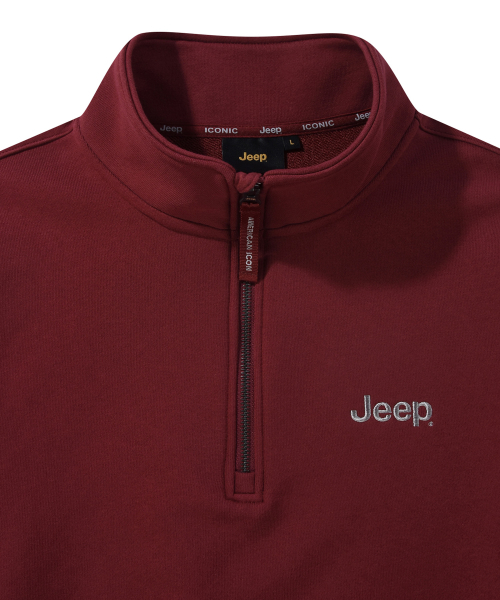 JEEP（ジープ）の「[360g] M-ロゴ 半ジップ スウェット (JR5TSU838BG)（スウェット・レディース・その他・2XL/X-LARGE/LARGE/MEDIUM/SMALL）」の4枚目の写真