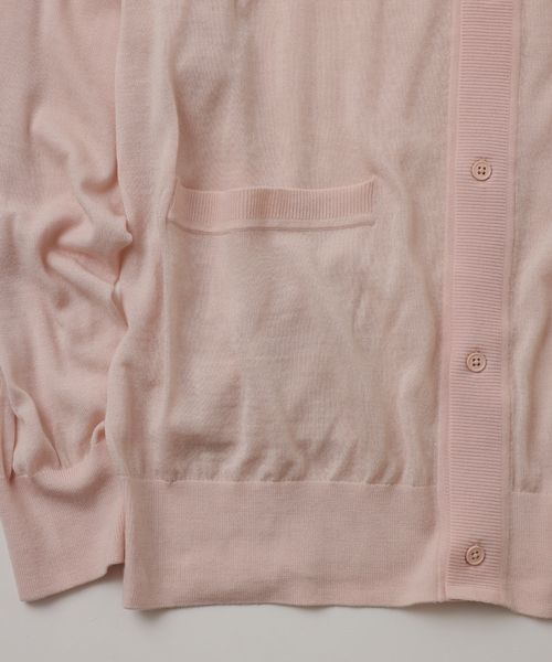 UNFOLLOW（アンフォロー）の「【FOLL / フォル】washable wool knit shirt（ニット/セーター・メンズ・ネイビー/ピンク/ブラウン・3/2）」の5枚目の写真