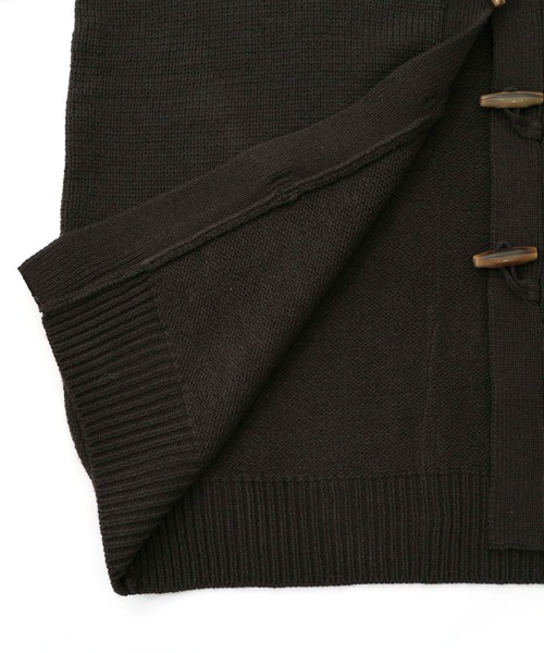 ScoLar（スカラー）の「153769：蝶刺繍ニットカーディガン（カーディガン/ボレロ・レディース・チャコールグレー/アイボリー・M）」の17枚目の写真