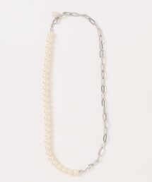 LINFA　（リンファ）の「パール×チェーン　コンビネーションネックレス（ネックレス）」