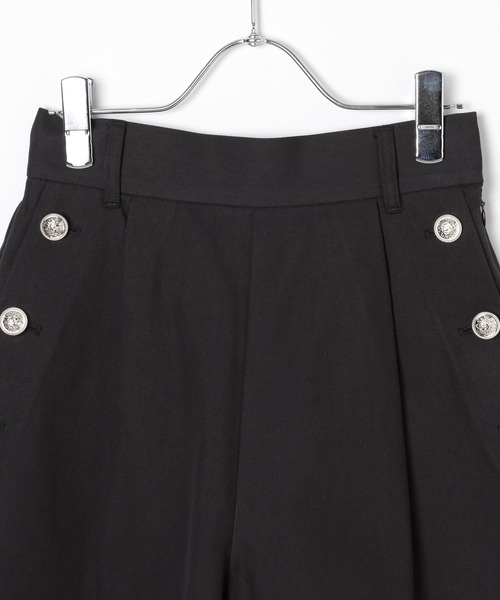 PAGEBOY（ページボーイ）の「タックマリンショートパンツ（その他パンツ・レディース・ブラック/ブラウン・FREE）」の3枚目の写真