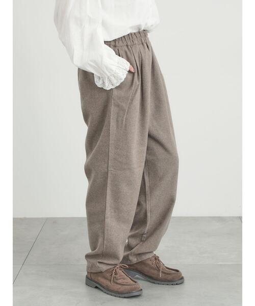 セール】【帯電防止】ウール混テーパードパンツ《M/Lサイズ》（その他