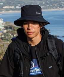 PENFIELD（ペンフィールド）の「LOGO PRINTING EASY BUCKET HAT BLACK_FN1AH01U（ハット）」