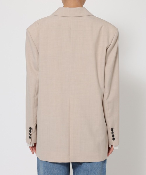 BABYLONE（バビロン）の「オーバーシングルジャケット（テーラードジャケット・レディース・ブラック/ベージュ・フリー）」の19枚目の写真