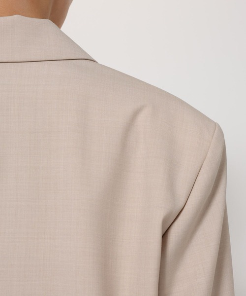 BABYLONE（バビロン）の「オーバーシングルジャケット（テーラードジャケット・レディース・ブラック/ベージュ・フリー）」の20枚目の写真