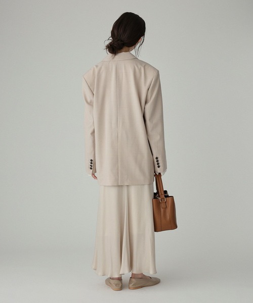 BABYLONE（バビロン）の「オーバーシングルジャケット（テーラードジャケット・レディース・ブラック/ベージュ・フリー）」の16枚目の写真