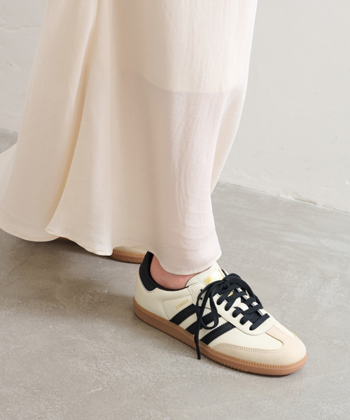 adidas（アディダス）の「《追加》adidas / アディダス SAMBA OG W（スニーカー・レディース・アイボリー/シルバー・25cm/24.5cm/23cm/24cm/23.5cm）」の6枚目の写真