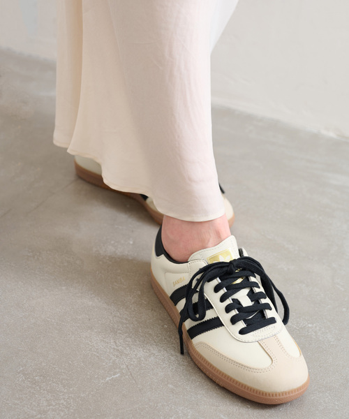 adidas（アディダス）の「《追加》adidas / アディダス SAMBA OG W（スニーカー・レディース・アイボリー/シルバー・25cm/24.5cm/23cm/24cm/23.5cm）」の7枚目の写真