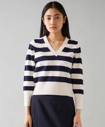 Tiara | Vネックコンパクトニット(ニット/セーター)