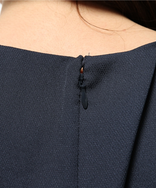 URBAN RESEARCH(アーバンリサーチ)の「COUTURE MAISON フロントツイードロングワンピース(ドレス・レディース・ブルー系その他/ブラック系その他・38)」の4枚目の写真