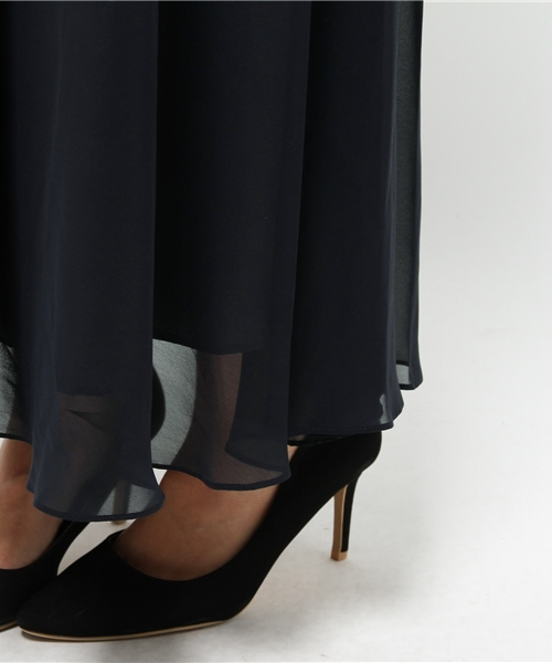 URBAN RESEARCH(アーバンリサーチ)の「COUTURE MAISON フロントツイードロングワンピース(ドレス・レディース・ブルー系その他/ブラック系その他・38)」の5枚目の写真