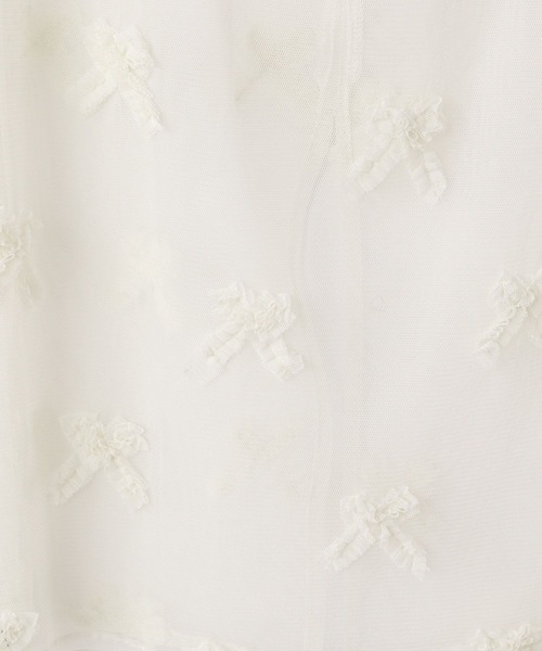 LOWRYS FARM（ローリーズファーム）の「アソートレイヤードスカート 643600（スカート・レディース・ホワイト/ブラック・FREE）」の4枚目の写真