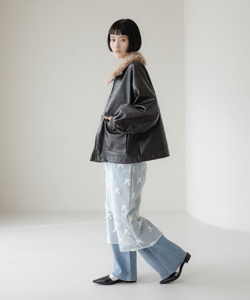 LOWRYS FARM（ローリーズファーム）の「アソートレイヤードスカート 643600（スカート・レディース・ホワイト/ブラック・FREE）」の17枚目の写真