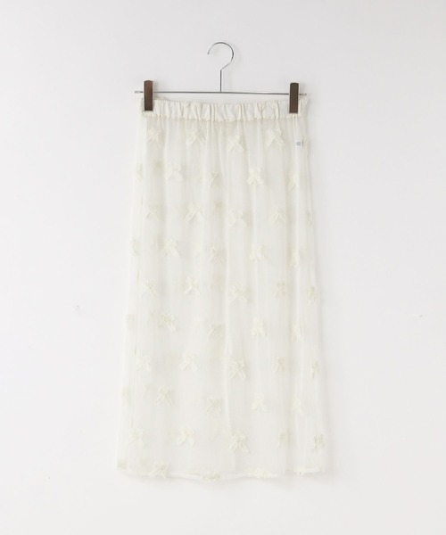 LOWRYS FARM（ローリーズファーム）の「アソートレイヤードスカート 643600（スカート・レディース・ホワイト/ブラック・FREE）」の21枚目の写真