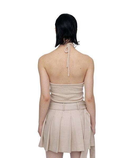CERRIC（セリック）の「HALTER KNIT SLEEVELESS / BEIGE（ニット/セーター・レディース・その他・ONE SIZE）」の3枚目の写真