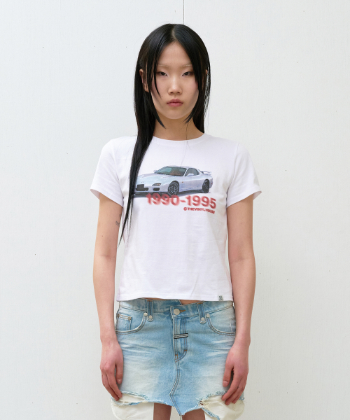 THEVINYLHOUSE(ザバイニルハウス)の「OLD CAR TEE WHITE (VH2DSUT502A)(Tシャツ/カットソー・メンズ・その他・S/M/L)」の3枚目の写真