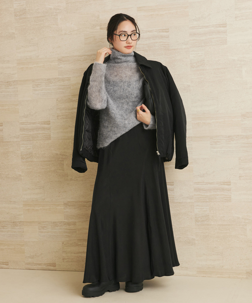 plage（プラージュ）の「《追加》ALPACA MIX BUTTON ニット 4（ニット/セーター・レディース・ベージュ系その他/ホワイト/グレー・FREE）」の5枚目の写真