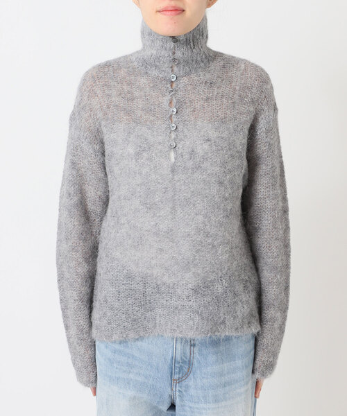 plage（プラージュ）の「《追加》ALPACA MIX BUTTON ニット 4（ニット/セーター・レディース・ベージュ系その他/ホワイト/グレー・FREE）」の12枚目の写真