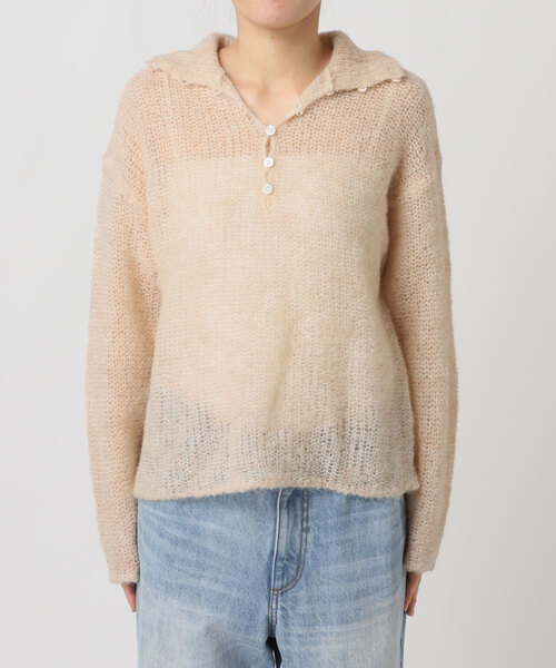 plage（プラージュ）の「《追加》ALPACA MIX BUTTON ニット 4（ニット/セーター・レディース・ベージュ系その他/ホワイト/グレー・FREE）」の18枚目の写真