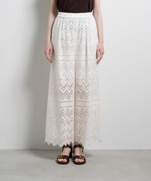 LANVIN en Bleu | エンブロイダリーコットンレースパンツ(その他パンツ)