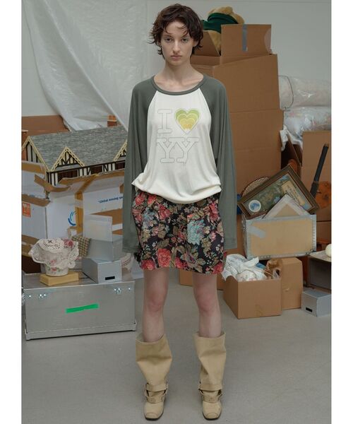 セール】【Geek Office / ギークオフィス】OPEN YY / I LOVE YY RAGLAN