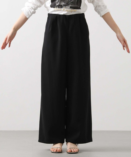 Gready Brilliant(グレディブリリアン)の「イージーセミワイドパンツ(その他パンツ・レディース・アイボリー/ブラック/ベージュ・36/38)」の8枚目の写真