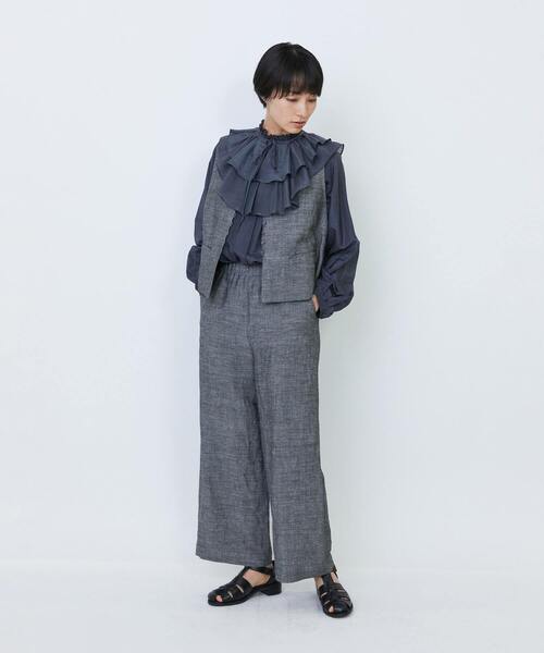 MTサイズ有り】バンブーリネンイージーパンツ（その他パンツ）｜LOISIR