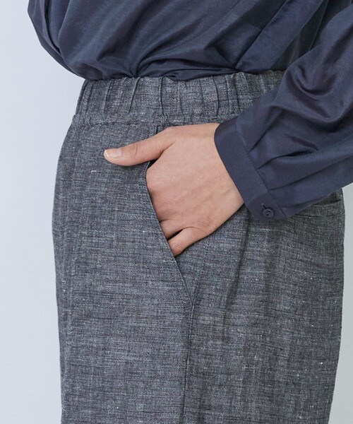 LOISIR(ロワズィール)の「【MTサイズ有り】バンブーリネンイージーパンツ(その他パンツ・レディース・グレー・M/MT)」の11枚目の写真