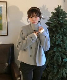 Aelina｜エリナのピーコート（フードなし）通販 - ZOZOTOWN