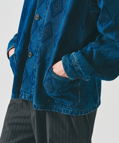 417 EDIFICE（フォーワンセブンエディフィス）の「インディゴドビー カバーオール ”セットアップ着用可能”（カバーオール・メンズ・ブルー・MEDIUM/LARGE）」の10枚目の写真