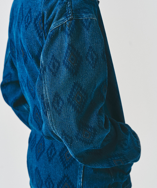 417 EDIFICE（フォーワンセブンエディフィス）の「インディゴドビー カバーオール ”セットアップ着用可能”（カバーオール・メンズ・ブルー・MEDIUM/LARGE）」の13枚目の写真