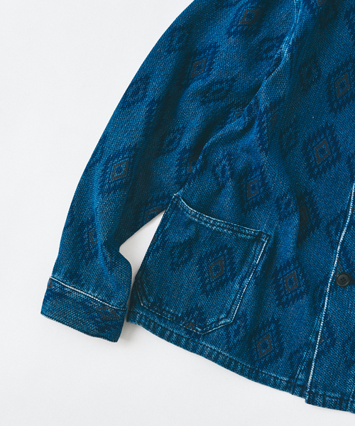 417 EDIFICE（フォーワンセブンエディフィス）の「インディゴドビー カバーオール ”セットアップ着用可能”（カバーオール・メンズ・ブルー・MEDIUM/LARGE）」の15枚目の写真