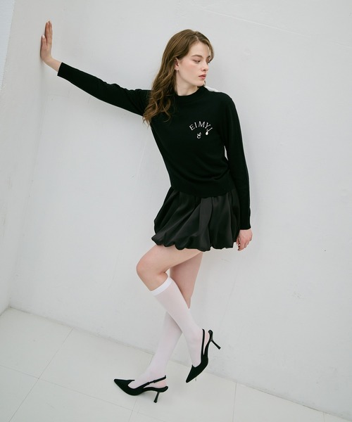 EIMY ISTOIRE（エイミーイストワール）の「サテンバルーンスカート（スカート・レディース・ホワイト/ブラック・38/36/34）」の19枚目の写真