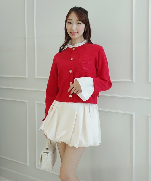 EIMY ISTOIRE（エイミーイストワール）の「サテンバルーンスカート（スカート・レディース・ホワイト/ブラック・38/36）」の13枚目の写真