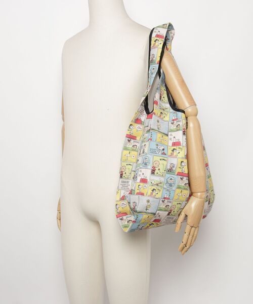 FRUIT OF THE LOOM（フルーツオブザルーム）の「【FRUIT OF THE LOOM/フルーツオブザルーム】FRUIT OF THE LOOM x PEANUTS エコバッグS2（エコバッグ/サブバッグ・レディース・イエロー・FREE）」の5枚目の写真