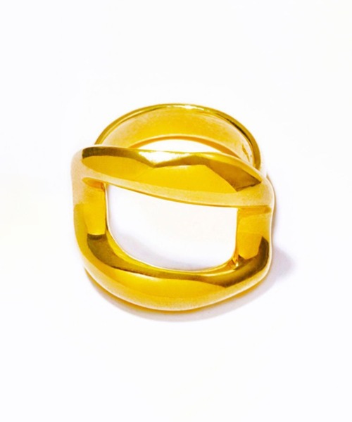 IRIS47(イリスフォーセブン)の「【IRIS 47】rome ring AN34GD(リング・レディース・ゴールド・9/11/13/15 )」の2枚目の写真