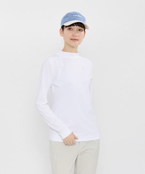 le coq sportif GOLF（ルコックスポルティフゴルフ）の「スウェットベスト＋アンダーセット（スウェット・レディース・ネイビー/オレンジ・XL/L/M/S/3L）」の8枚目の写真