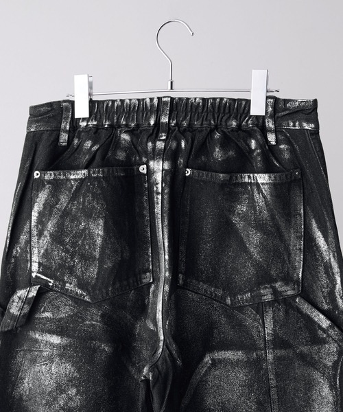 CLEL（クレイル）の「【CLEL】Foil Print Double Knee Denim Pants