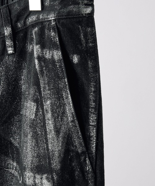 CLEL（クレイル）の「【CLEL】Foil Print Double Knee Denim Pants