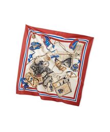 Mila Owen | トラベル柄スカーフ(バンダナ/スカーフ)