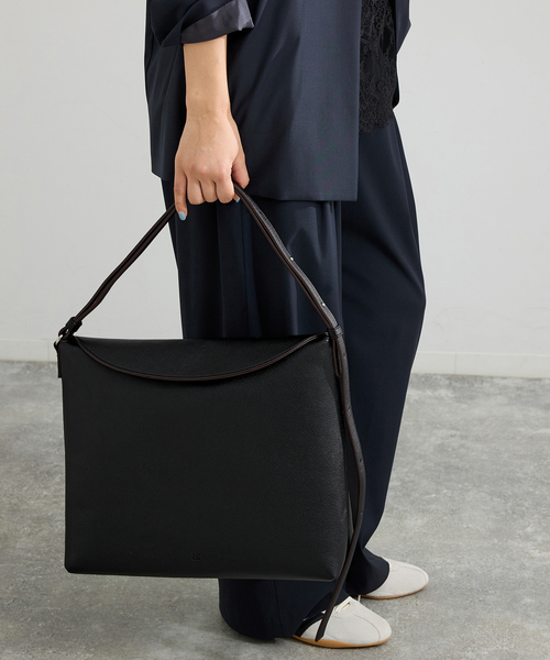 IENA（イエナ）の「＆MyuQ/アンドミューク UPIS grande バッグ MCB127（ショルダーバッグ・レディース・ブラウン/ブラック・FREE）」の5枚目の写真