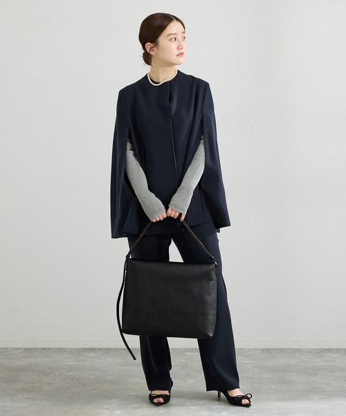 IENA（イエナ）の「＆MyuQ/アンドミューク UPIS grande バッグ MCB127（ショルダーバッグ・レディース・ブラウン/ブラック・FREE）」の10枚目の写真