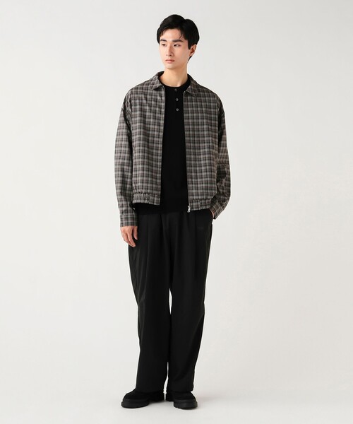 BEAMS HEART(ビームスハート)の「【5/21値下げ】オンブレーチェック ブルゾン(ブルゾン・メンズ・ブラック/ベージュ・LARGE/MEDIUM/SMALL)」の10枚目の写真