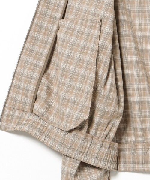BEAMS HEART(ビームスハート)の「【5/21値下げ】オンブレーチェック ブルゾン(ブルゾン・メンズ・ブラック/ベージュ・LARGE/MEDIUM/SMALL)」の5枚目の写真