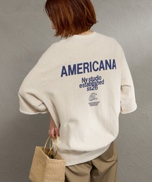 AMERICANA | [Americana/アメリカーナ] カットオフ リバースウィーブ バックプリント スウェット(スウェット)