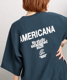 AMERICANA | [Americana/アメリカーナ] カットオフ リバースウィーブ バックプリント スウェット(スウェット)