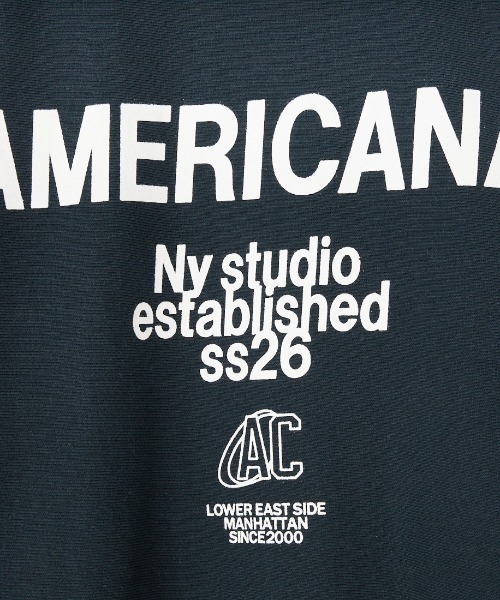 AMERICANA（アメリカーナ）の「[Americana/アメリカーナ] カットオフ リバースウィーブ バックプリント スウェット（スウェット・レディース・オートミール/ダークグレー/グレー・ONE SIZE）」の22枚目の写真